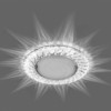Светильник встраиваемый с белой LED подсветкой Feron CD4021 потолочный GX53 без лампы прозрачный