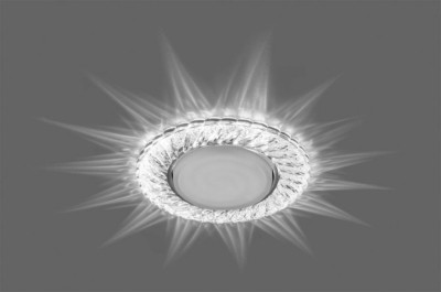 Светильник встраиваемый с белой LED подсветкой Feron CD4021 потолочный GX53 без лампы прозрачный — изображение 4