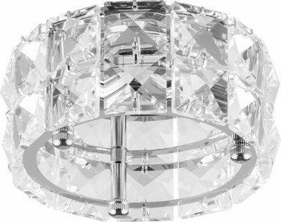 Светильник встраиваемый Feron CD4527 потолочный MR16 G5.3 прозрачный хром