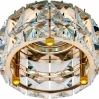 Светильник встраиваемый Feron CD4527 потолочный MR16 G5.3 прозрачно-золотистый