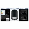 Светильник потолочный Feron ML174 MR16 GU10 35W 230V черный