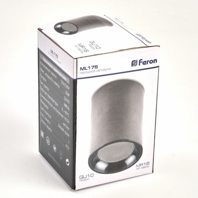 Светильник потолочный Feron ML175 MR16 GU10 35W 230V белый хром — изображение 6