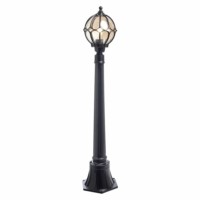 Светильник садово-парковый Feron PL3706 круглый столб 60Вт 230В E27 черный