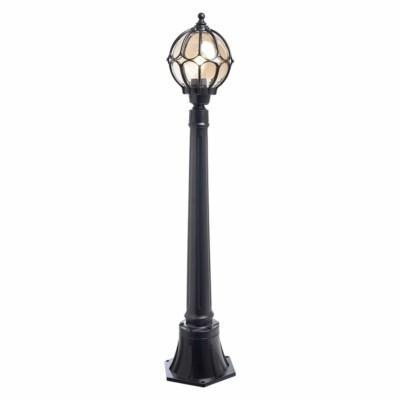 Светильник садово-парковый Feron PL3706 круглый столб 60Вт 230В E27 черный