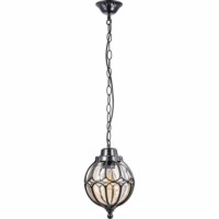 Светильник садово-парковый Feron PL3705 круглый на цепочке 60Вт 230В E27 черный