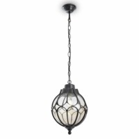 Светильник садово-парковый Feron PL3805 круглый на цепочке 60Вт 230В E27 черный