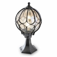 Светильник садово-парковый Feron PL3804 круглый на постамент 60Вт 230В E27 черный