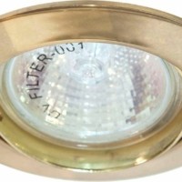 Светильник встраиваемый Feron DL308 потолочный MR16 G5.3 золотистый