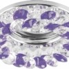 Светильник встраиваемый Feron CD4141 потолочный MR16 G5.3 сиреневый хром