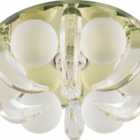 Светильник встраиваемый Feron CD2530 потолочный JСD9 G9 прозрачный-желтый