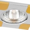 Светильник встраиваемый Feron DL191 потолочный MR16 G5.3 черный золото-хром