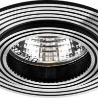 Светильник встраиваемый Feron DL240 потолочный MR16 G5.3 черный-алюминий