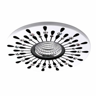 Светильник встраиваемый Feron DL101R потолочный MR16 G5.3 белый