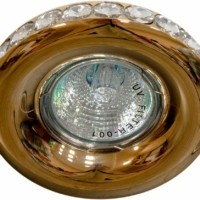 Светильник встраиваемый Feron DL203-C потолочный MR16 G5.3 золотистый