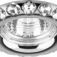 Светильник встраиваемый Feron DL204-C потолочный MR16 G5.3 хром