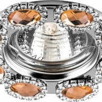 Светильник встраиваемый Feron CD77A потолочный MR16 G5.3 коричневый-хром