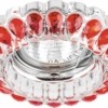 Светильник встраиваемый Feron CD99A потолочный MR16 G5.3 прозрачно-красный