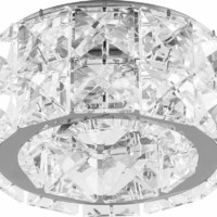 Светильник встраиваемый Feron CD4529 потолочный MR16 G5.3 прозрачный хром