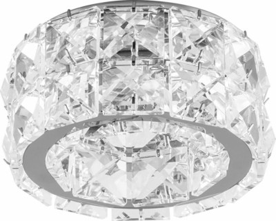 Светильник встраиваемый Feron CD4529 потолочный MR16 G5.3 прозрачный хром