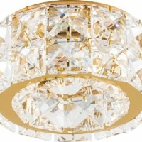 Светильник встраиваемый Feron CD4529 потолочный MR16 G5.3 прозрачно-золотистый