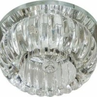Светильник встраиваемый с белой LED подсветкой Feron C1010 потолочный JCD9 G9 прозрачный