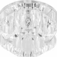 Светильник встраиваемый с белой LED подсветкой Feron JD159 потолочный JCD9 G9 прозрачный