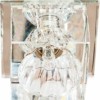 Светильник встраиваемый с разноцветной LED подсветкой Feron JD55 JCD9 прозрачный