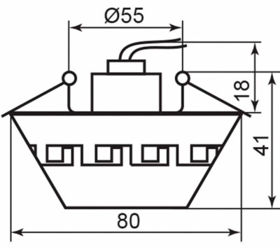 Светильник потолочный,JCD 35W 230V G9 прозрачный,хром CD2717 — изображение 2