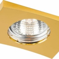 Светильник встраиваемый Feron DL5A потолочный MR16 G5.3 золото