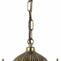 Светильник садово-парковый Feron PL116 шестигранный на цепочке 60Вт 230В E27 черное золото