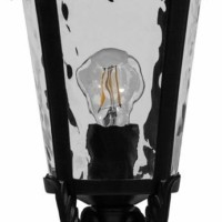 Светильник садово-парковый Feron PL4004 круглый на постамент 60Вт 230В E27 черный