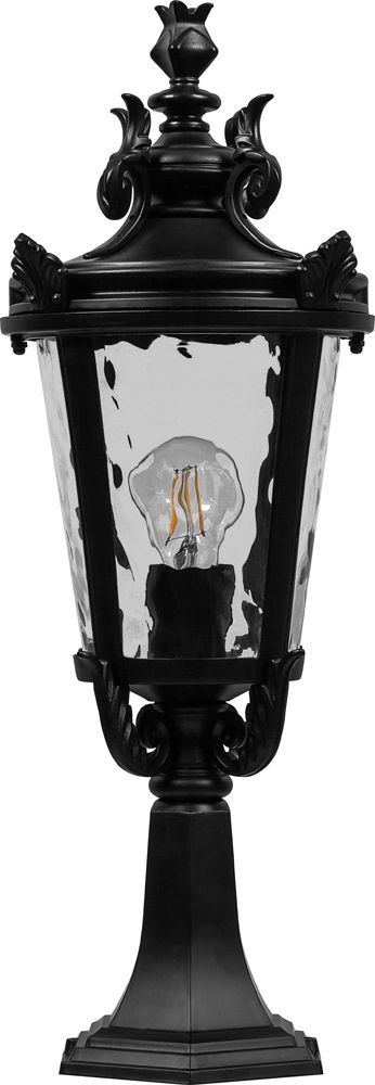 Светильник садово-парковый Feron PL4004 круглый на постамент 60Вт 230В E27 черный