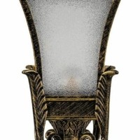 Светильник садово-парковый Feron PL4023 четырехгранный на постамент 60Вт E27 230В черное золото