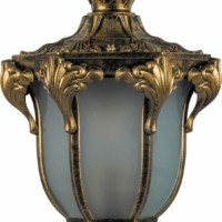 Светильник садово-парковый Feron PL4055 шестигранный на столб 60Вт 230В E27 черное золото