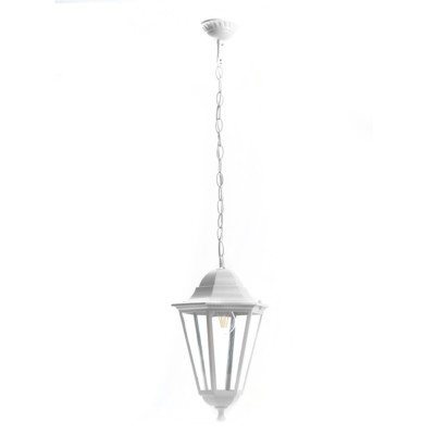 Светильник садово-парковый Feron 6205/PL6205 шестигранный на цепочке 100Вт E27 230В белый