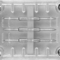 Соединитель для квадр. дюралайта LED-F3W, пластик (продажа упаковкой), LD126