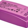 Трансформатор электронный понижающий, 230V/12V 105W пластик розовый, TRA110