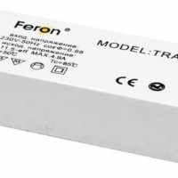 Трансформатор электронный понижающий с защитой, 230V/12V 60W, TRA23