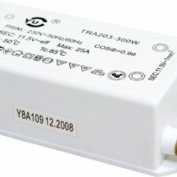 Трансформатор электронный понижающий, 230V/12V 300W, TRA203