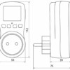 Розетка с таймером Feron TM20 недельная электронная мощность 3500W/16A