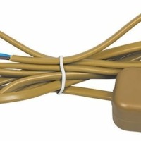 Шнур сетевой с диммером 230V 2м, золото, DM103-200W