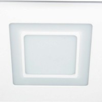 Светильник светодиодный Feron AL2551 встраиваемый 16W 4000K с красной подсветкой белый