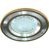 Светильник встраиваемый со светодиодной лампой DL4747 3.5W 4000К золото