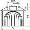 Светильник потолочный JCD9 35W G9 прозрачный,хром JD160