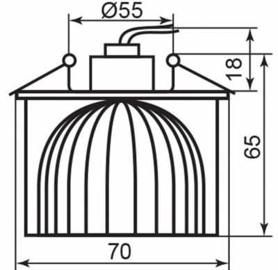 Светильник потолочный JCD9 35W G9 прозрачный,хром JD160 — изображение 2