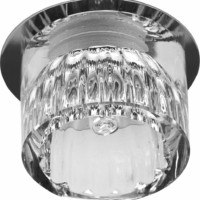 Светильник потолочный JCD9 35W G9 прозрачный,хром JD160