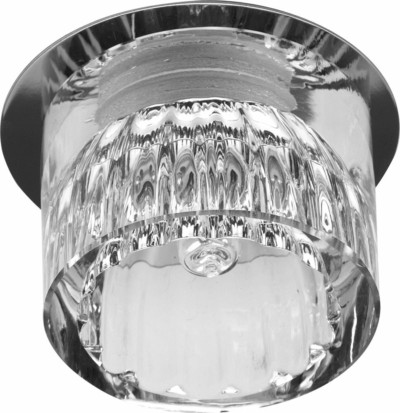 Светильник потолочный JCD9 35W G9 прозрачный,хром JD160