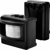 Датчик движения 1200W 12m 120° черный, SEN14/LX01