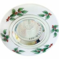 Светильник потолочный JCDR G5.3 “керамика” хром с лампой CD95