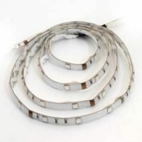 Лента светодиодная, 30SMD(5050)/m 7.2W/m 12V IP65 5m 2 белых + 1 теплый белый на белом основании, LS607